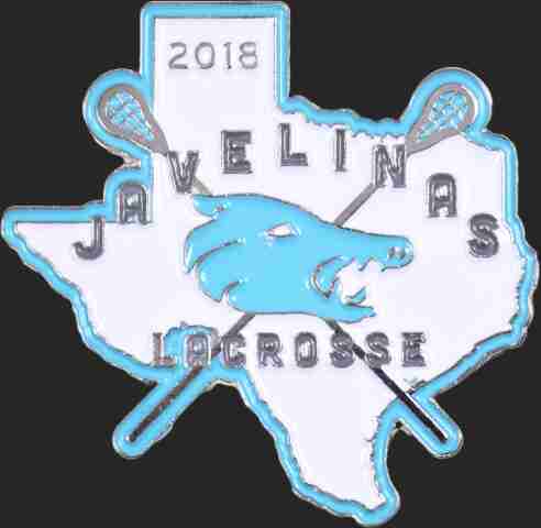 Custom Capital City Javelinas Lacrosse Soft Enamel Trading Pin