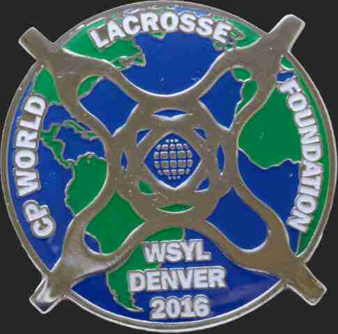 Custom World Lacrosse Foundation Soft Enamel Trading Pin